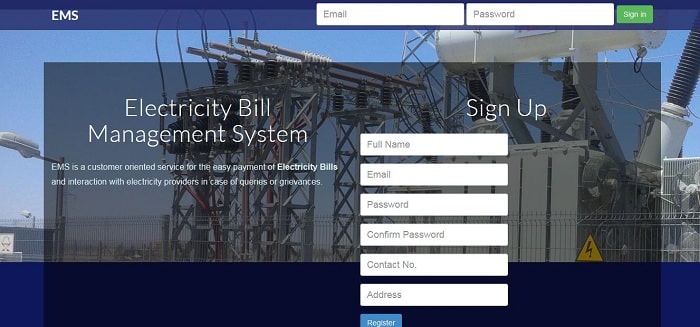 Web-based electricity billing and payment management system (PHP source codes)