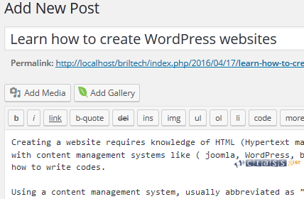 WordPress Tutorial