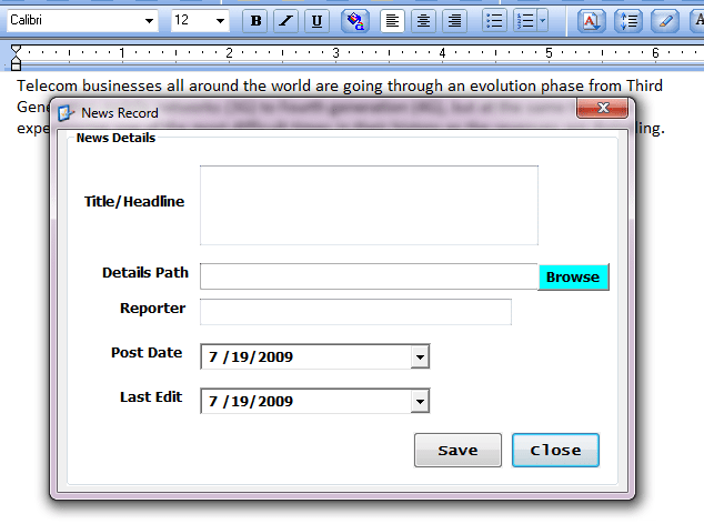 News editing system News editing system