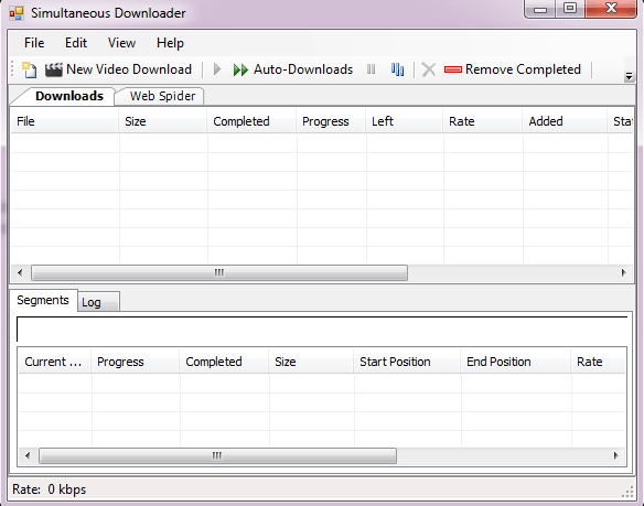 Simultaneous Internet Downloader