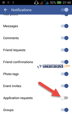 Turn off game/app invite request facebook notifications on your smartphone Turn off game/app invite request facebook notifications on your smartphone