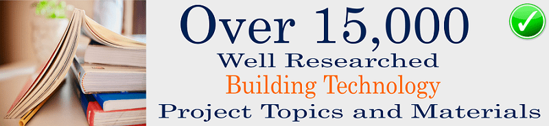 Building technology topics