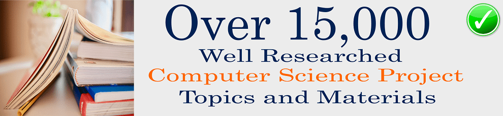 Computer science project topics and materials