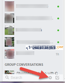 Hide your online status on Facebook chat from selected contacts/friends