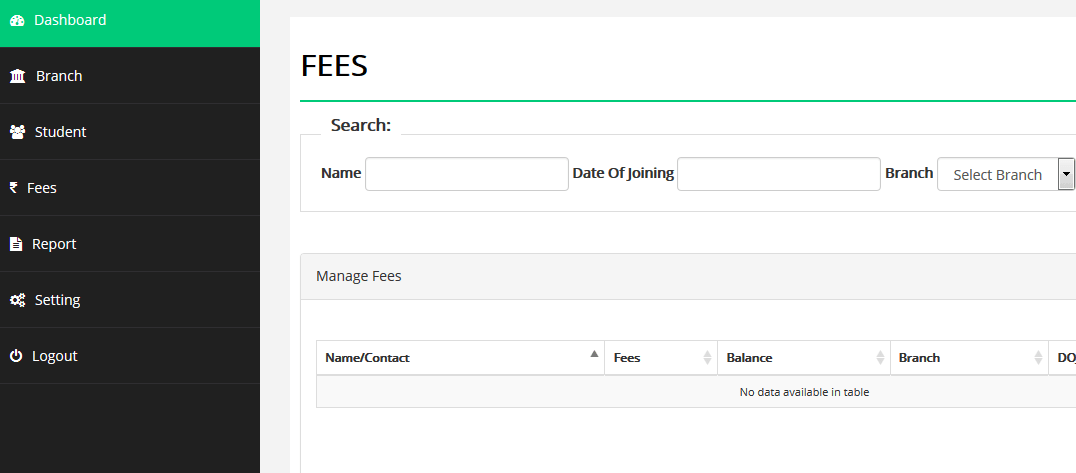 School fees management system (free php source codes)