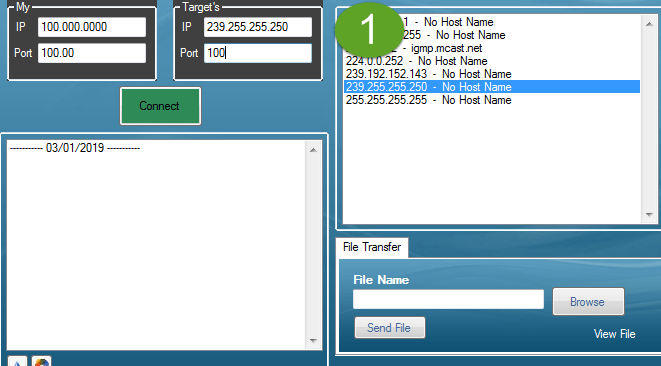 Peer to peer LAN chat application Peer to peer LAN chat application