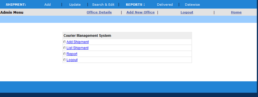 Delivery tracking and monitoring system (PHP source codes)