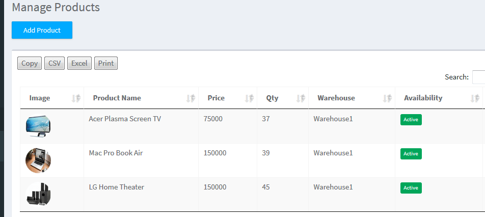 Inventory and warehouse management system (free php source codes)